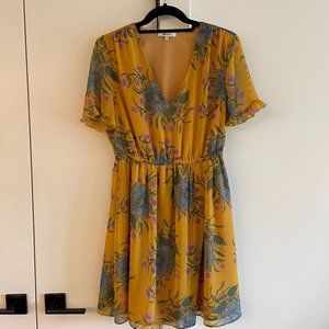 Madewell Floral Mini Skater Dress